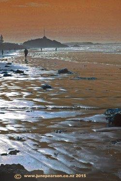 2e - Sumner Beach, days end ChCh NZ