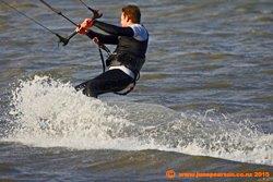 4g - Kite surfer, pleasant Point  ChCh  NZ