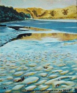 4e  -  Acrylic -Pounawea, Catlins NZ