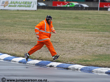 1a -  Marshal in Action Ruapuna Skope Classic 2018 